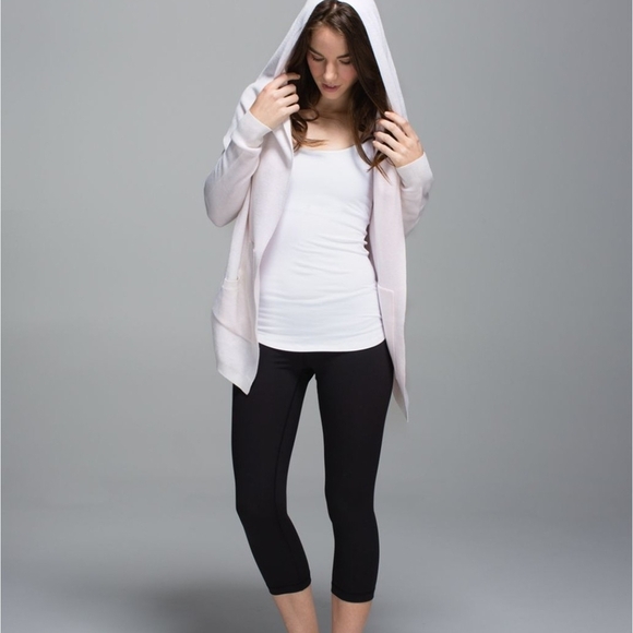 lululemon athletica Tops - Lululemon Athletica Light Pink Hooded Sweatshirt